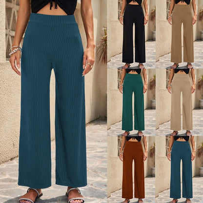 Stretch Wide-Leg Pants by Lidia Sek