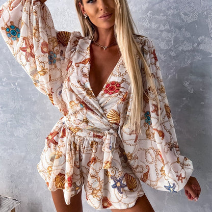 Boho Chic Lidia Sek Tropical Jumpsuit Set