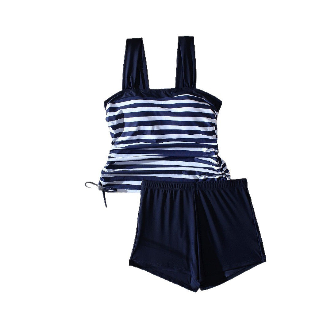 Bokserki bikini w paski plus size marki Lidia Sek