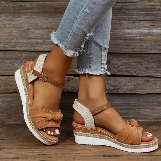 Chic Platform Sandals by Lidia Sek