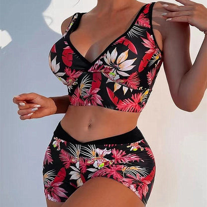 Żywe, wzorzyste bokserki bikini Lidia Sek