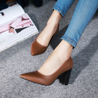 Chic Block Heel Pumps Lidia Sek High Heels