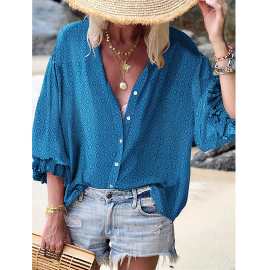 Bluzka Chic Dot Button Down marki Lidia Sek