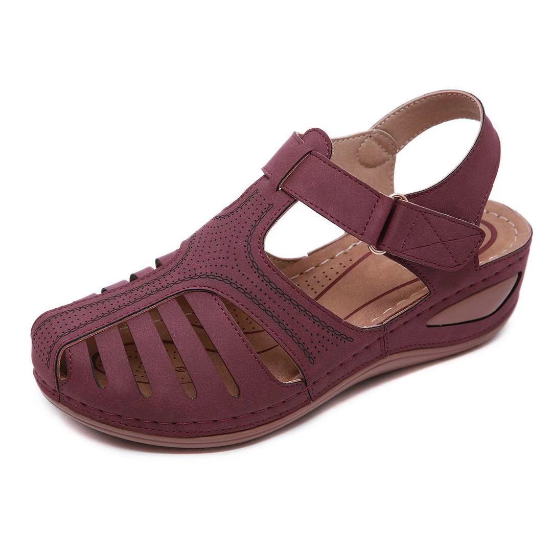 Sandały rzymskie w stylu retro Lidia Sek Codzienny komfort