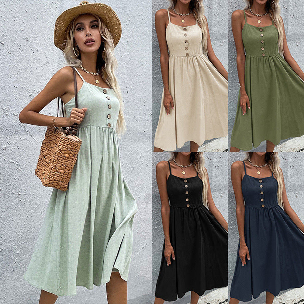 Chic Midi Sundress Lidia Sek Summer Collection