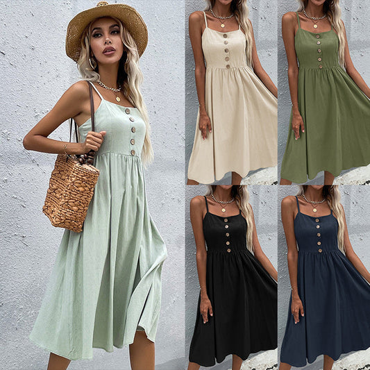 Chic Midi Sundress Lidia Sek Summer Collection