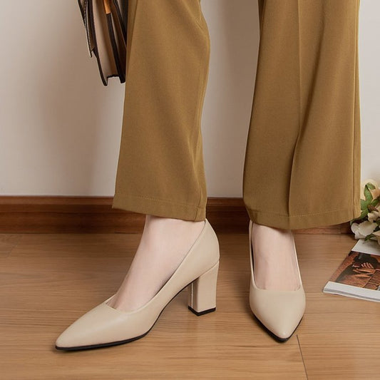 Chic Pointed High Heels by Lidia Sek