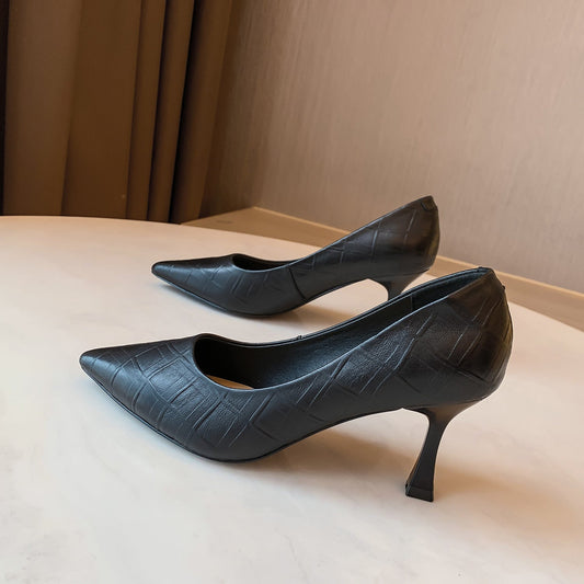Eleganckie szpilki z owczej skóry od Lidia Sek