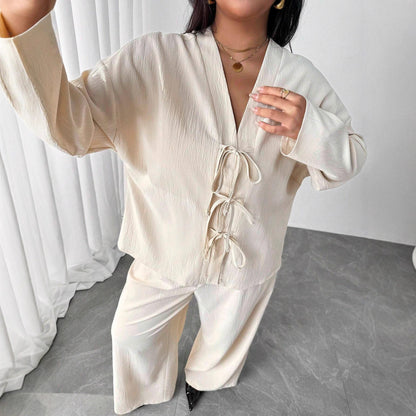 Elegancki komplet wypoczynkowy Apricot Lidia Sek Womenswear