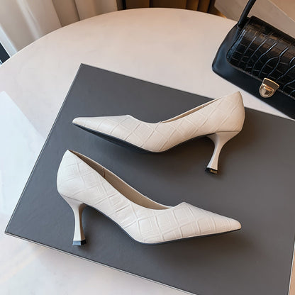 Eleganckie szpilki z owczej skóry od Lidia Sek