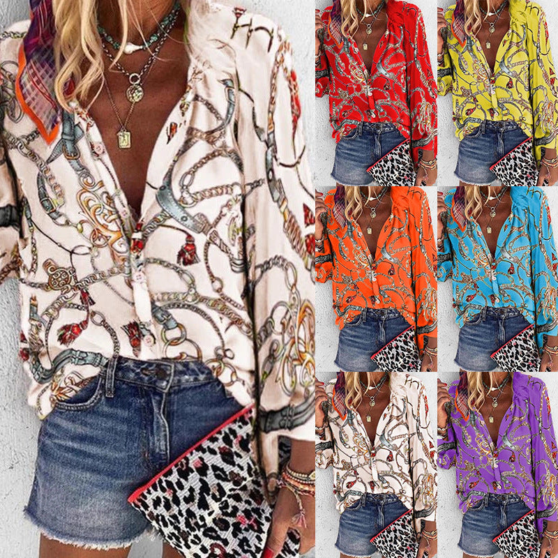 Vibrant Printed Lidia Sek Street Style Shirt