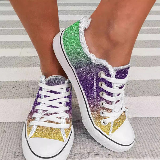 Gradient Canvas Sneakers by Lidia Sek