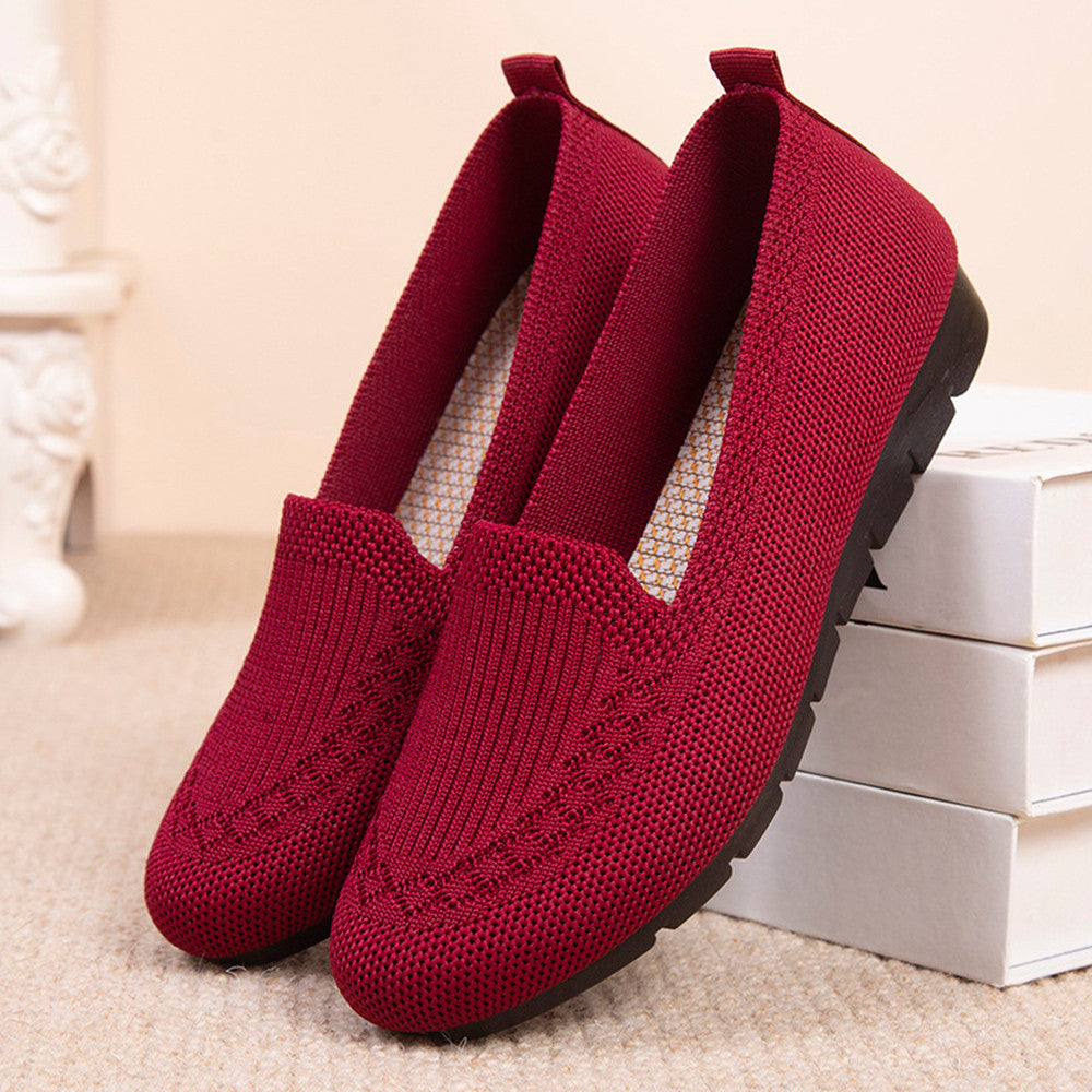 Breathable Lidia Sek Net Cloth Slip-On Shoes