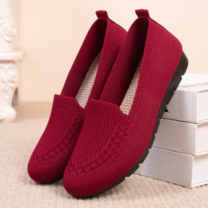 Breathable Lidia Sek Net Cloth Slip-On Shoes