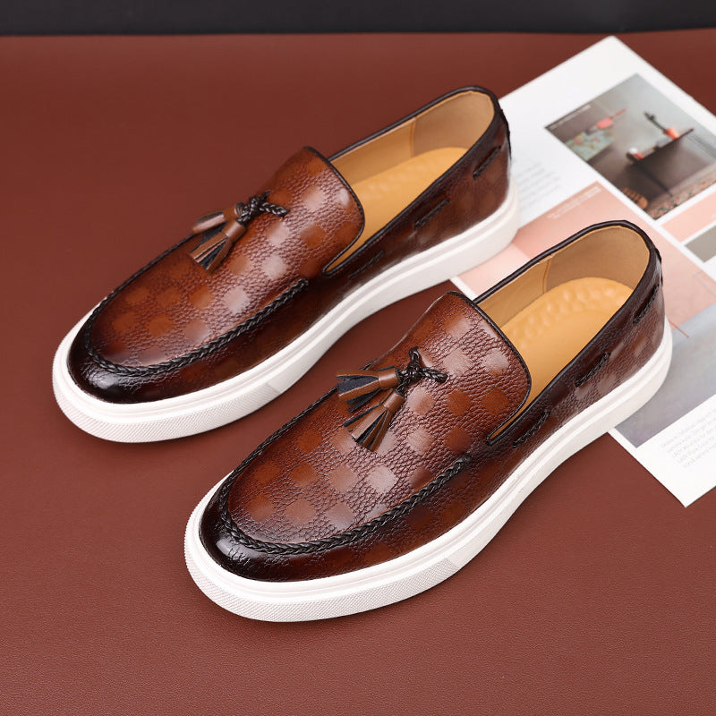 Versatile Lidia Sek Men's Tassel Slip-On Loafers