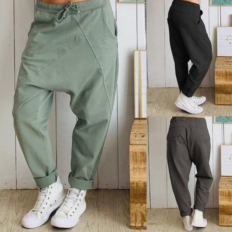 Relaxed Fit Lidia Sek Cotton Harem Pants