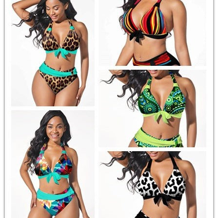 Kolorowe bikini plus size od Lidia Sek