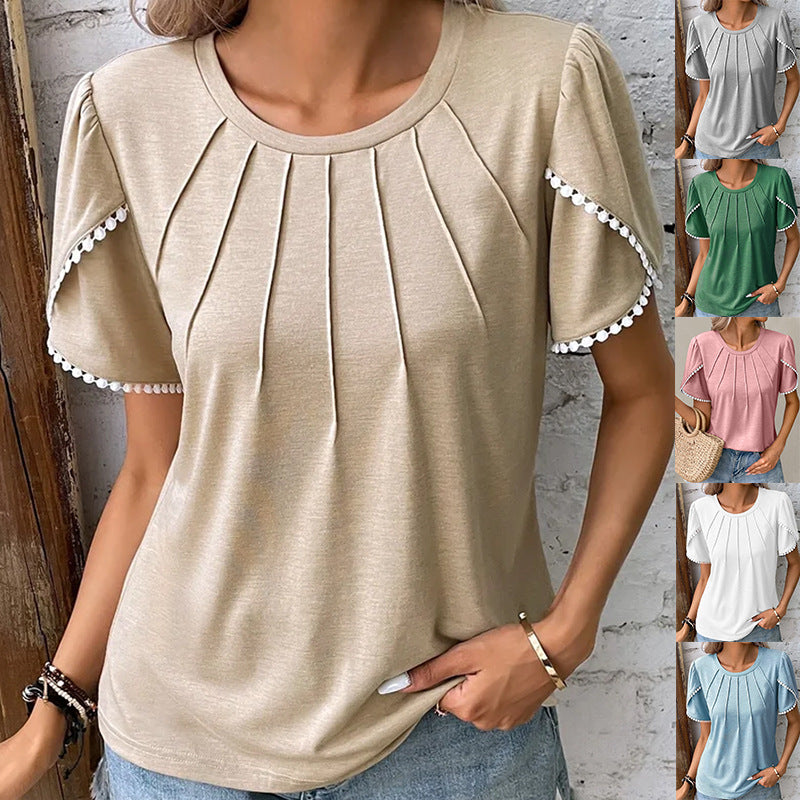 Chic Tulip Sleeve Lidia Sek Summer T-Shirt