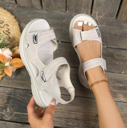 Sandały na koturnie Vintage Comfort marki Lidia Sek