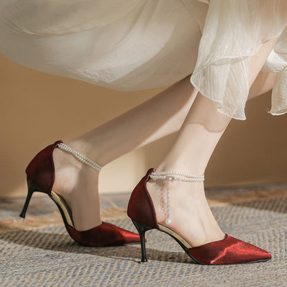 Eleganckie sandały Lidia Sek Stiletto z klamrą