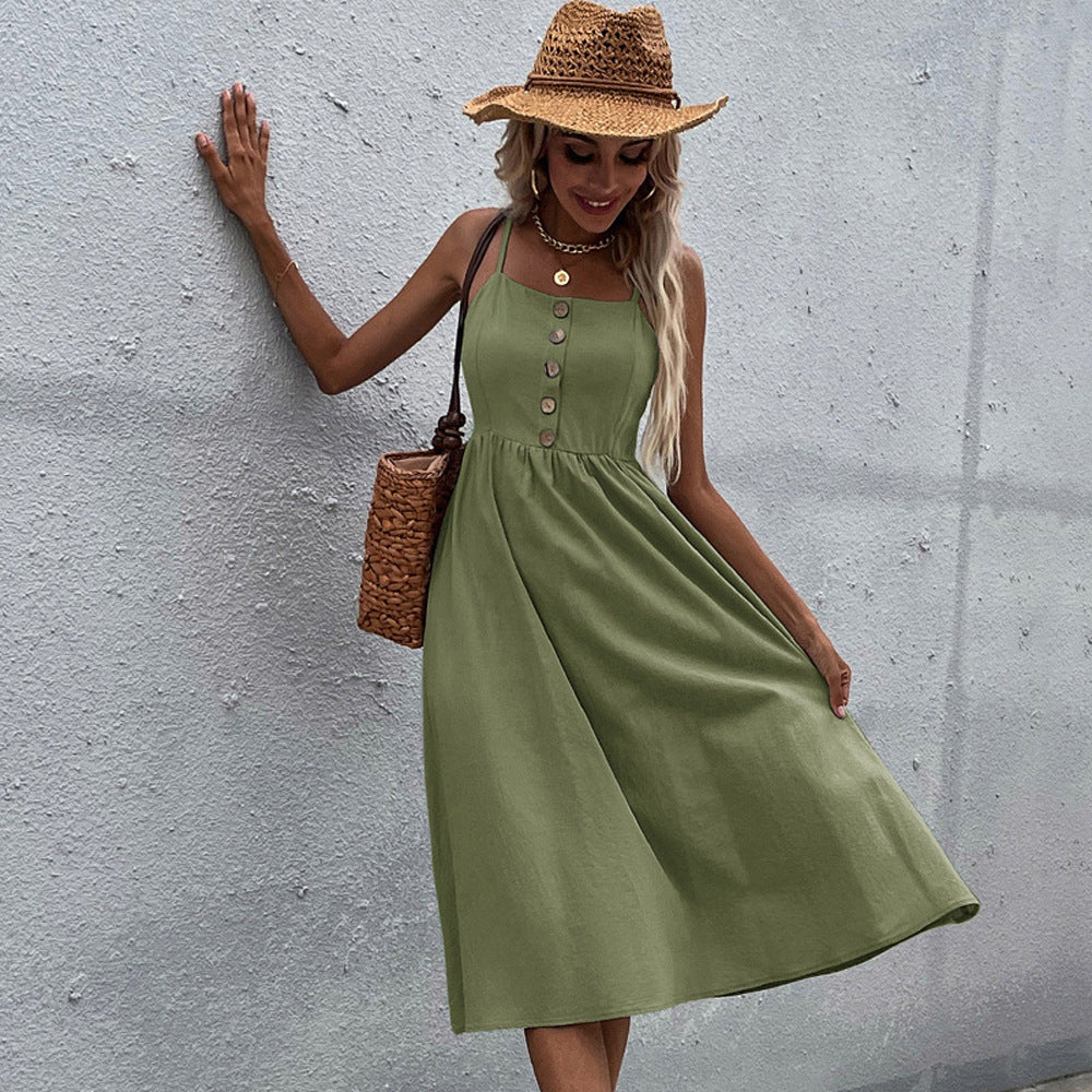 Elegancka sukienka midi z kolekcji Lidia Sek Summer Collection