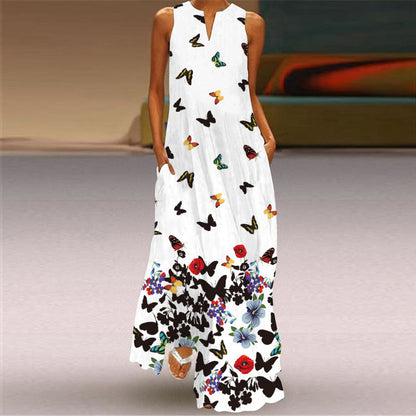 Vibrant Print Long Dress Lidia Sek