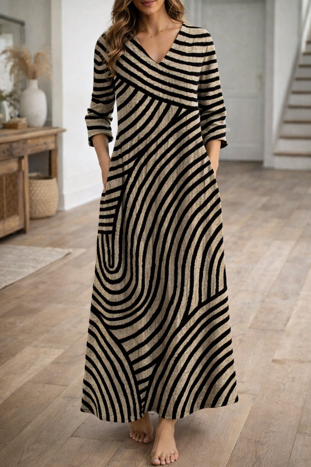Sukienka letnia maxi Urban Stripe Lidia Sek
