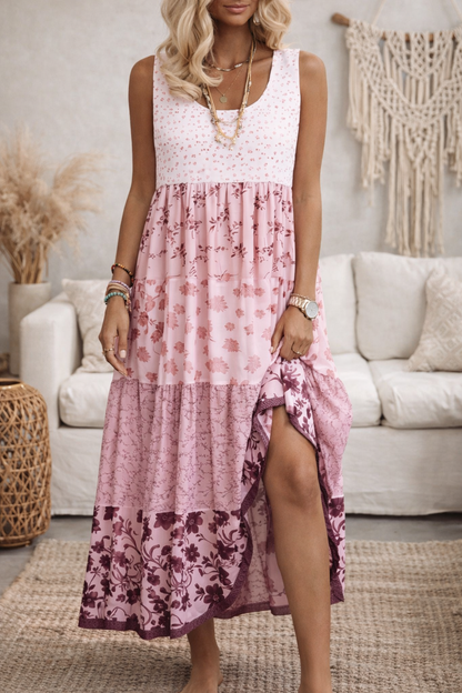 Sukienka bez rękawów w stylu boho od Lidia Sek