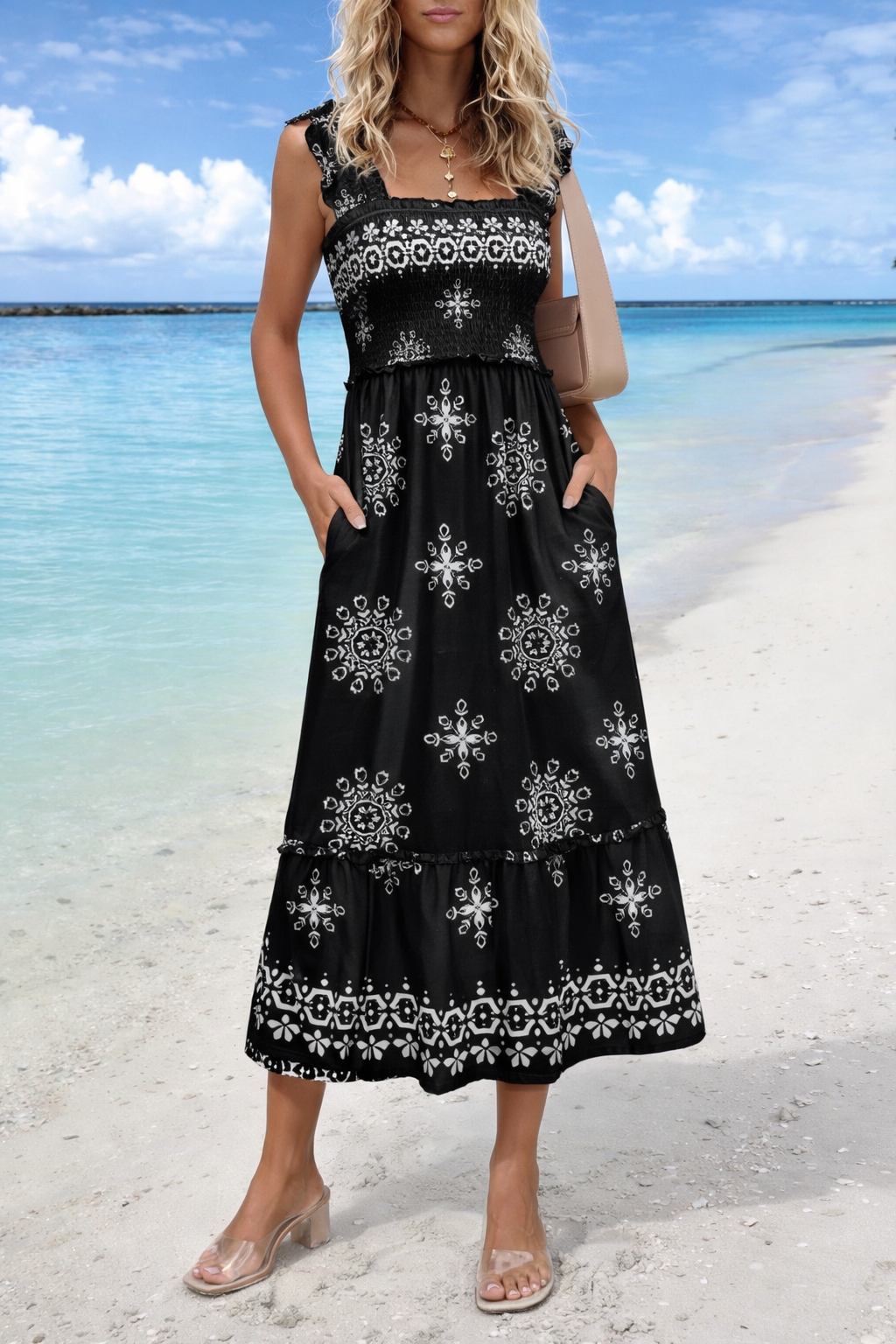 Sukienka maxi boho na lato Lidia Sek