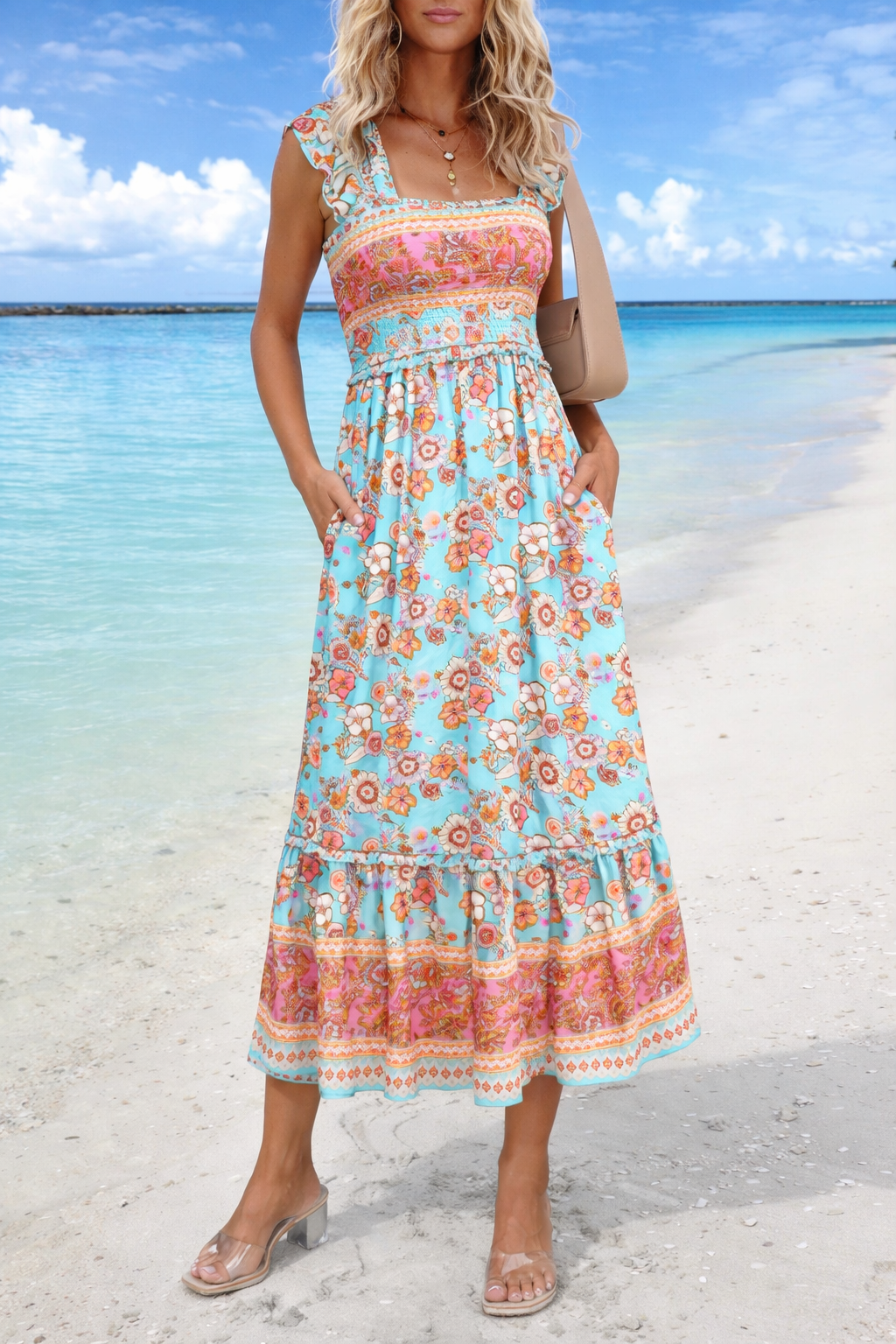Sukienka maxi boho na lato Lidia Sek