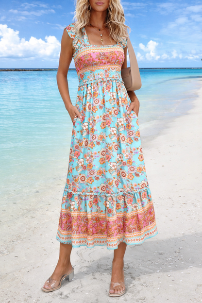 Sukienka maxi boho na lato Lidia Sek