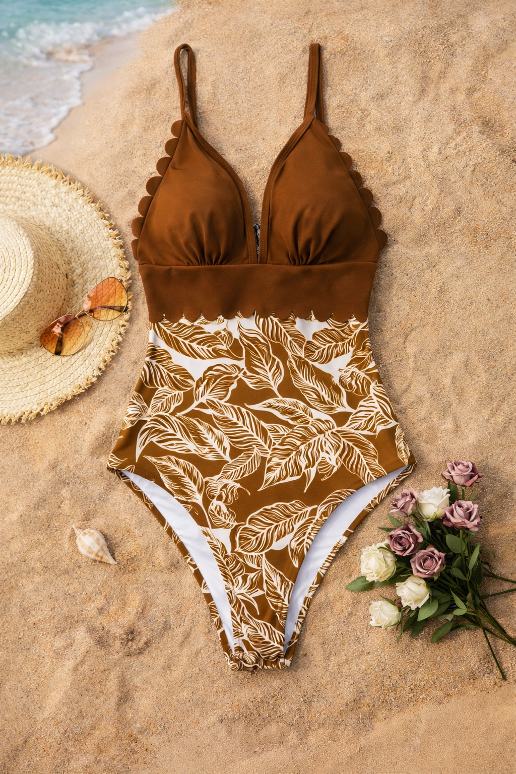 Jednoczęściowy strój kąpielowy Tropical Plus Size marki Lidia Sek