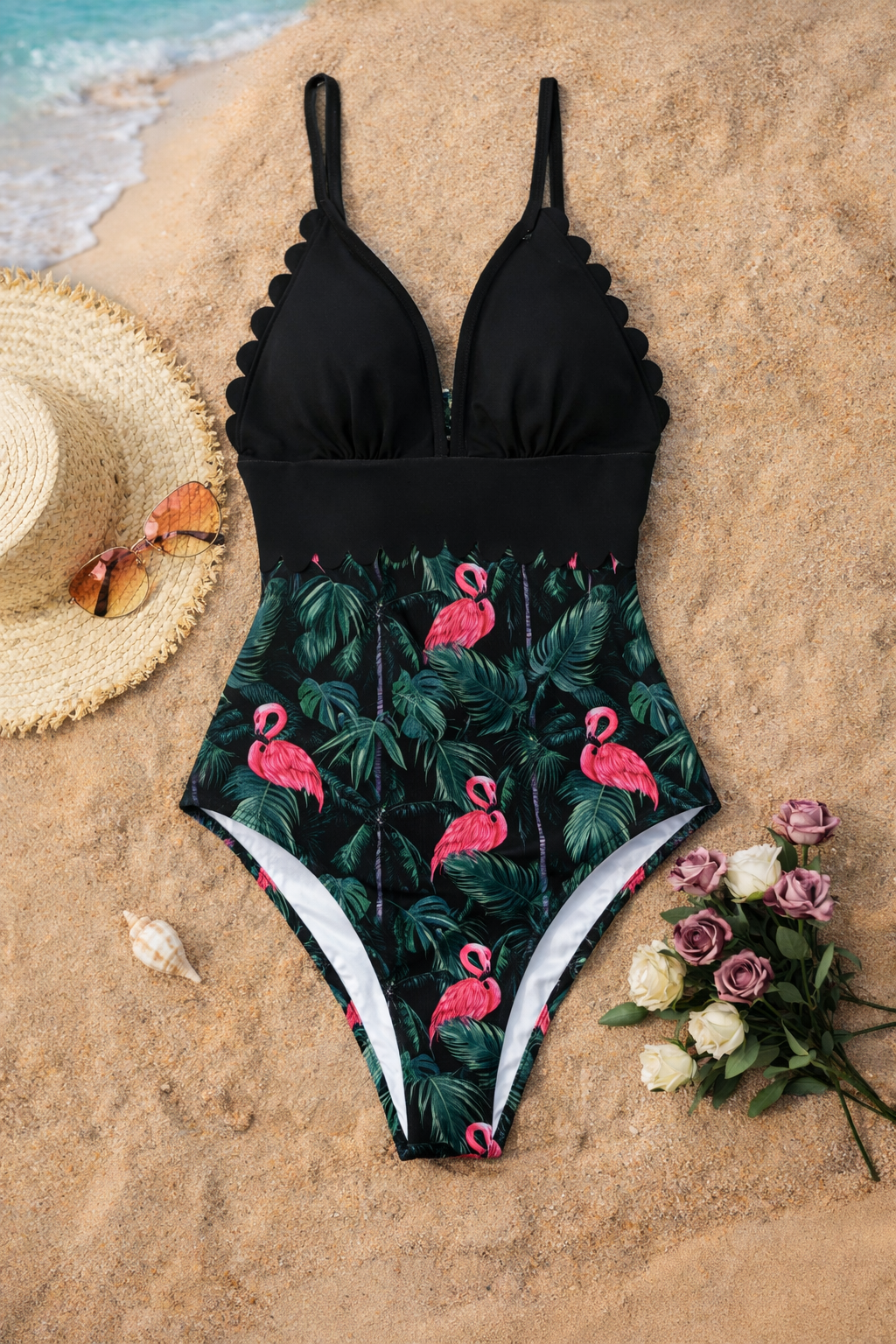 Jednoczęściowy strój kąpielowy Tropical Plus Size marki Lidia Sek