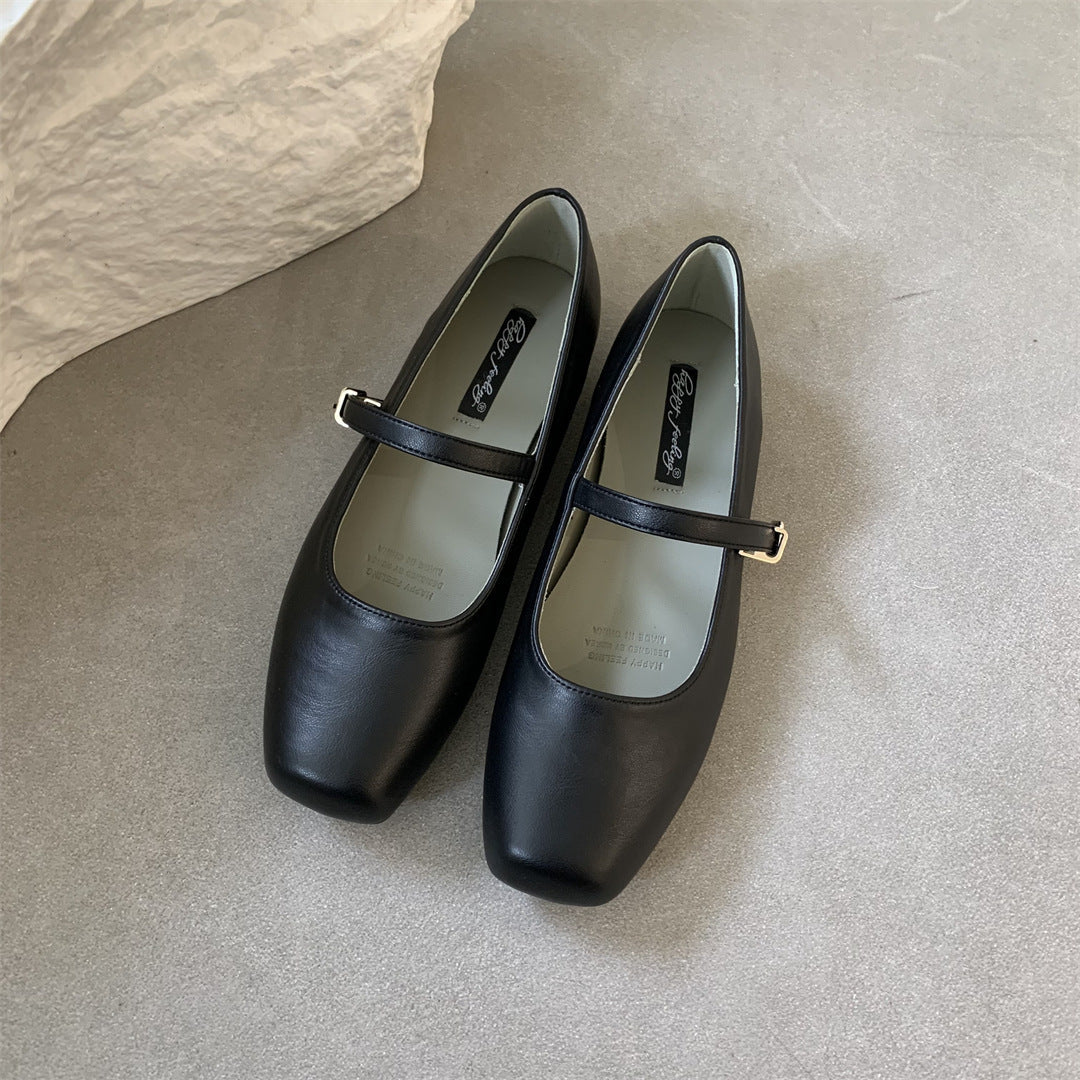Eleganckie, codzienne buty Mary Janes Lidia Sek na niskim obcasie