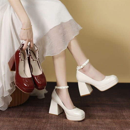 Chic Block Heel Pumps Lidia Sek High Heels