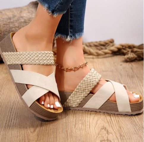 Sandały codzienne Woven Comfort Lidia Sek