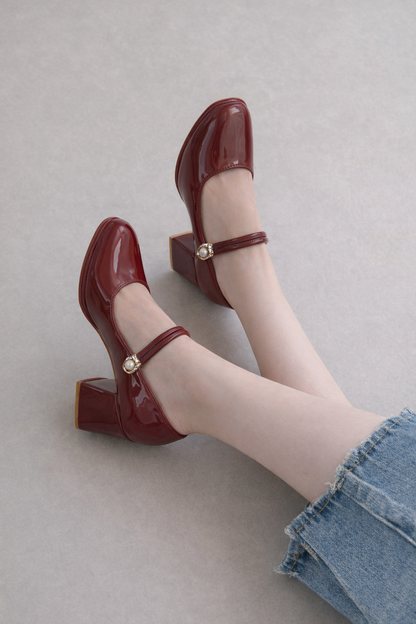 Retro Mary Jane High Heels od Lidia Sek
