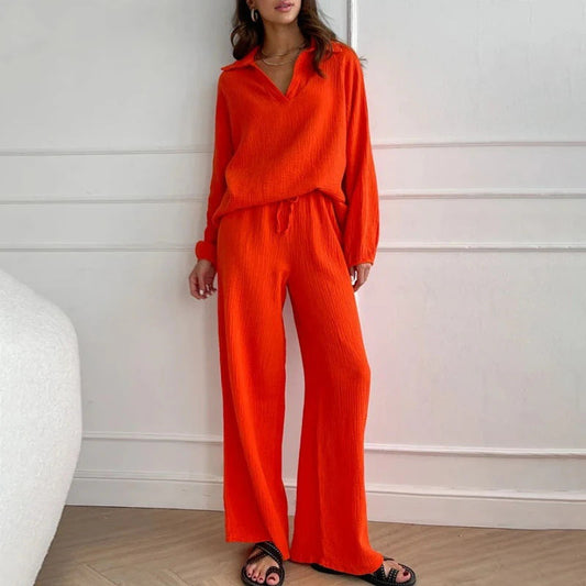 Chic Lidia Sek Loose Fit Long Sleeve Set