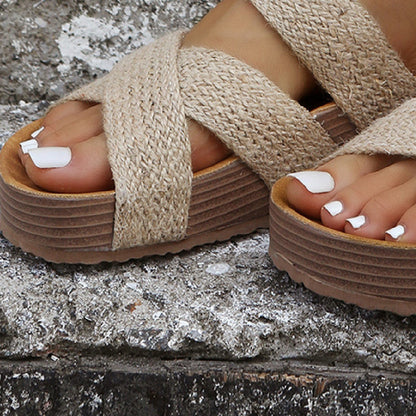 Sandały codzienne Woven Comfort Lidia Sek