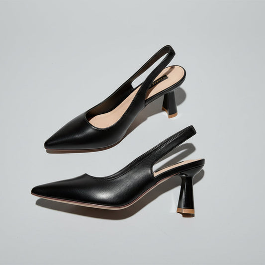 Eleganckie, szpiczaste szpilki w stylu retro marki Lidia Sek
