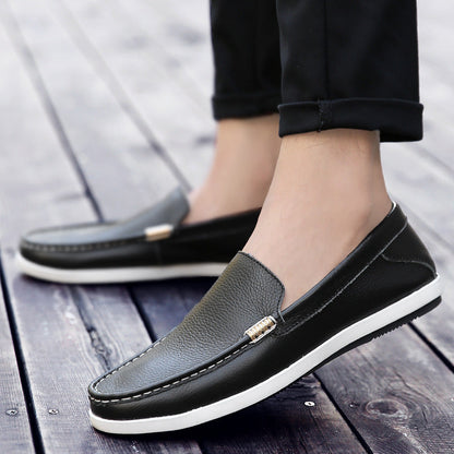 Oddychające skórzane mokasyny Lidia Sek Buty męskie