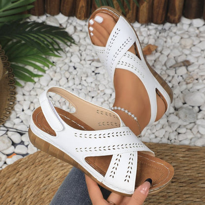 Chic Comfort Lidia Sek Plus Size Wedge Sandals