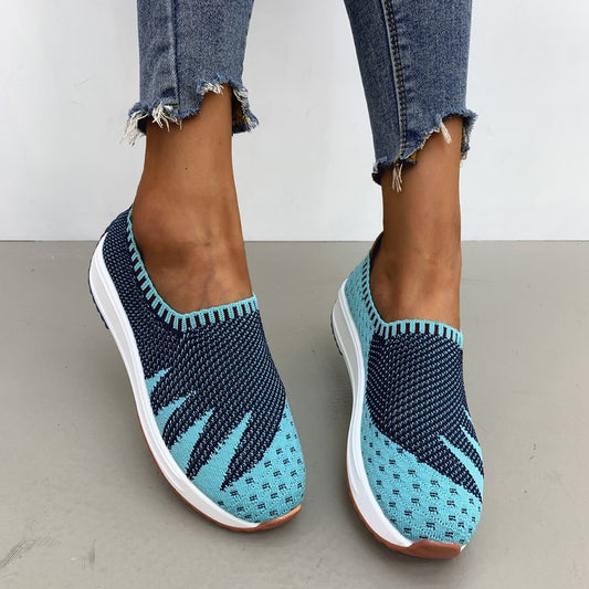 Pinterest-Inspired Lidia Sek Wedge Sneakers