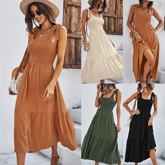 Chic Summer A-Line Dress by Lidia Sek