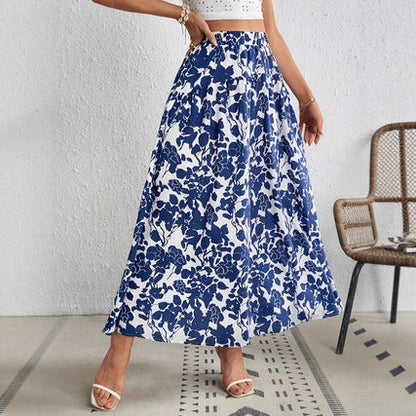 Elegancka plisowana spódnica w kwiaty od Lidia Sek