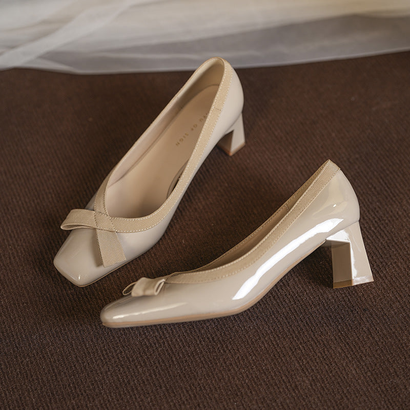 Elegant Chunky Heel Pumps Lidia Sek Heels