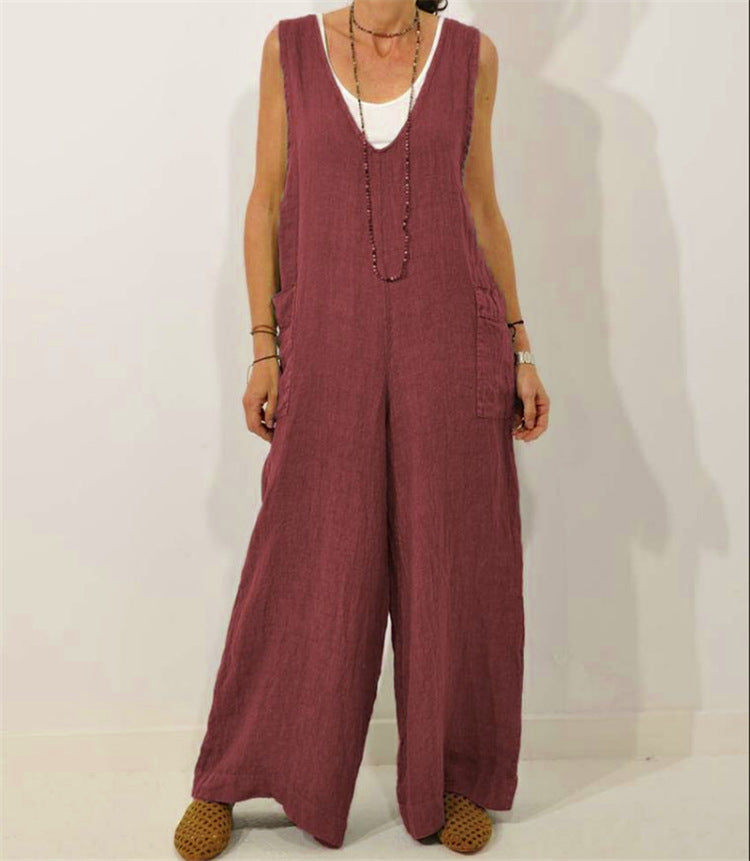 Relaxed V-Neck Cotton Jumper by Lidia Sek