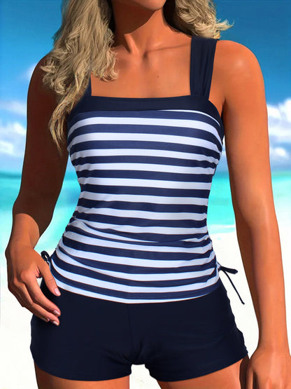 Bokserki bikini w paski plus size marki Lidia Sek