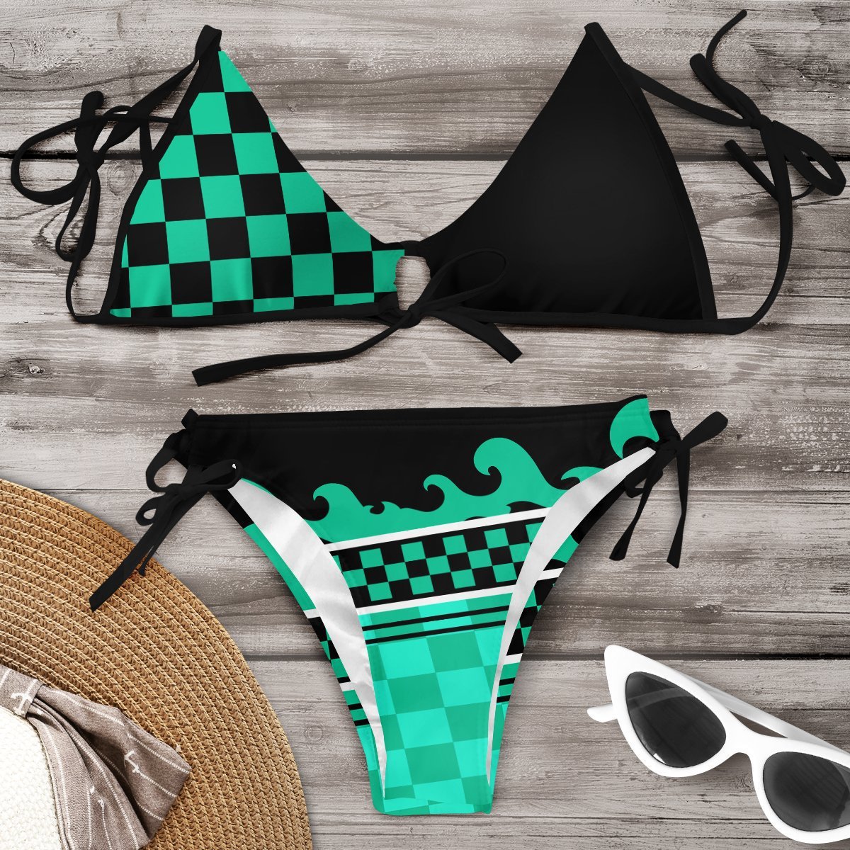 Żywy komplet bikini Lidia Sek inspirowany Pinterestem