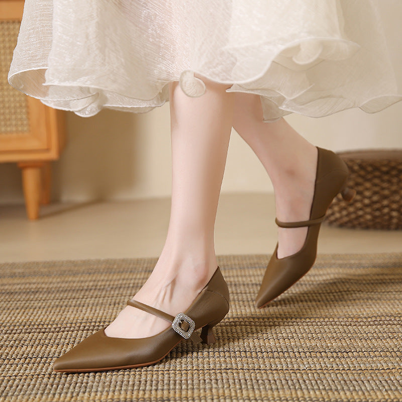 Elegant Rhinestone Heels by Lidia Sek
